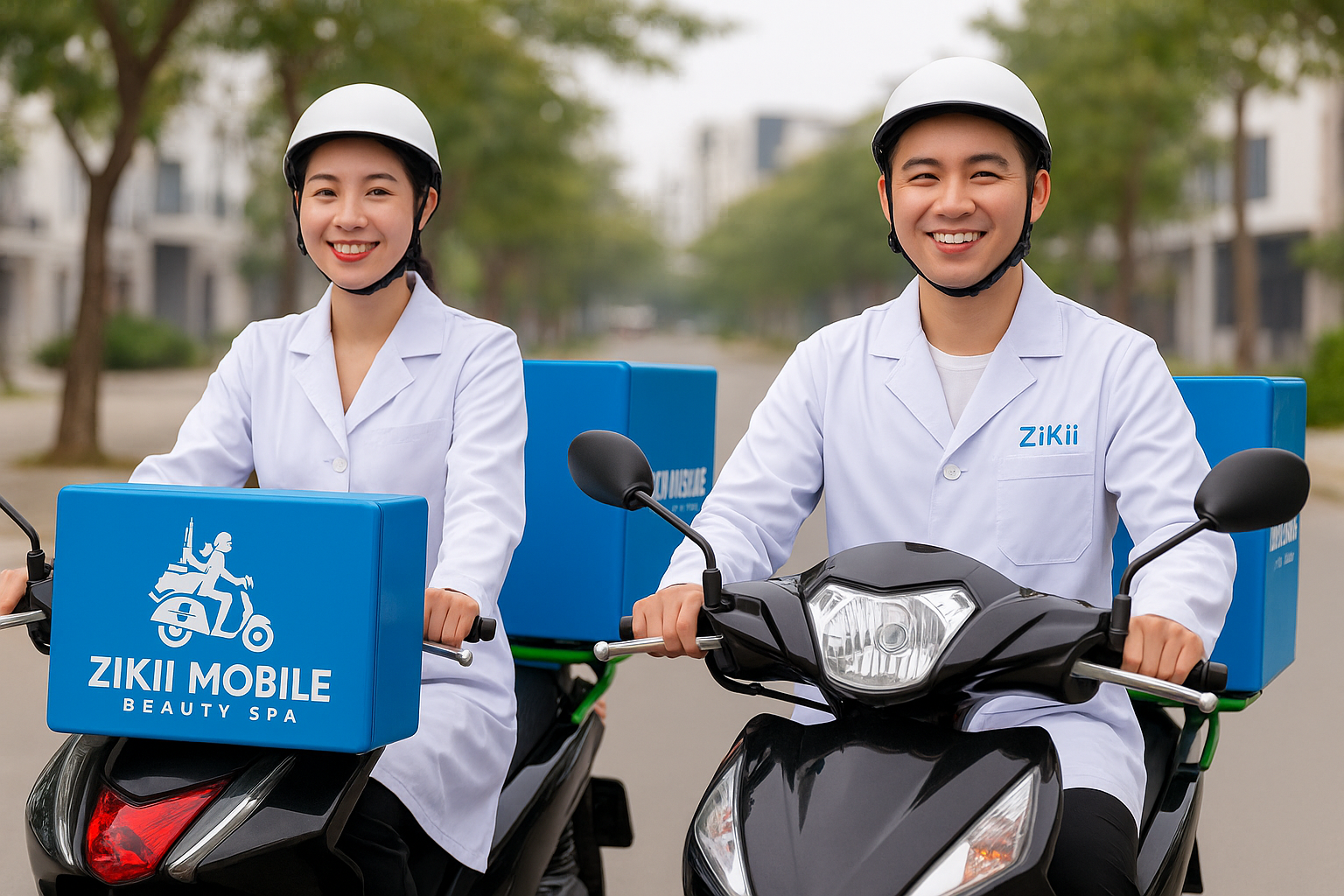 Spa di động ZIKII – mô hình tinh gọn, tiết kiệm chi phí, phục vụ tận nơi và dễ mở rộng